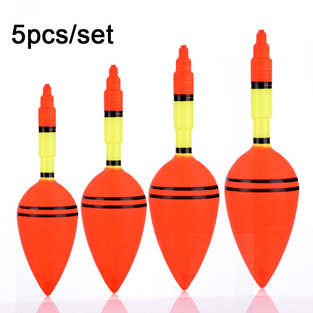 Fishing Lure Topwater - 5 stks/set Plastic Visserijvlotter Visbeet Haken