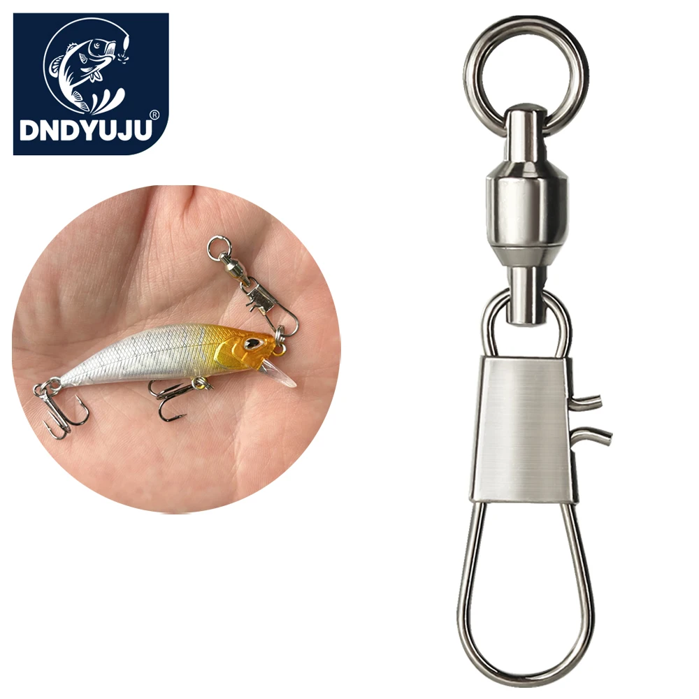 Fishing Lure Accessories - DNDYUJU 50 stuks Visserij Swivels Kogellager