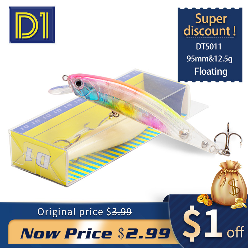 Fishing Lure Jerkbait - D1 Lokken Drijvende Minnow Wobblers Voor