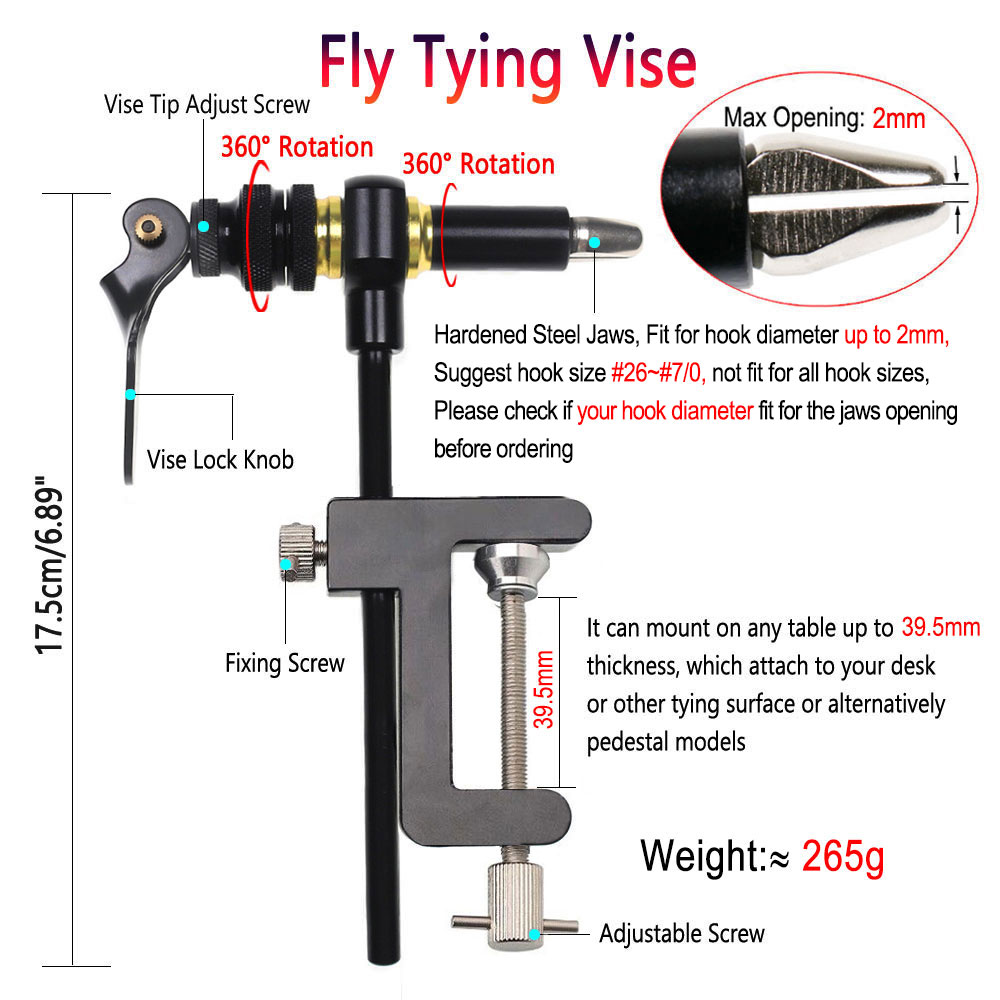 1PC 360 °   Rotatie C-klem Vli - Fishing Lure Spinner recensie en prijs