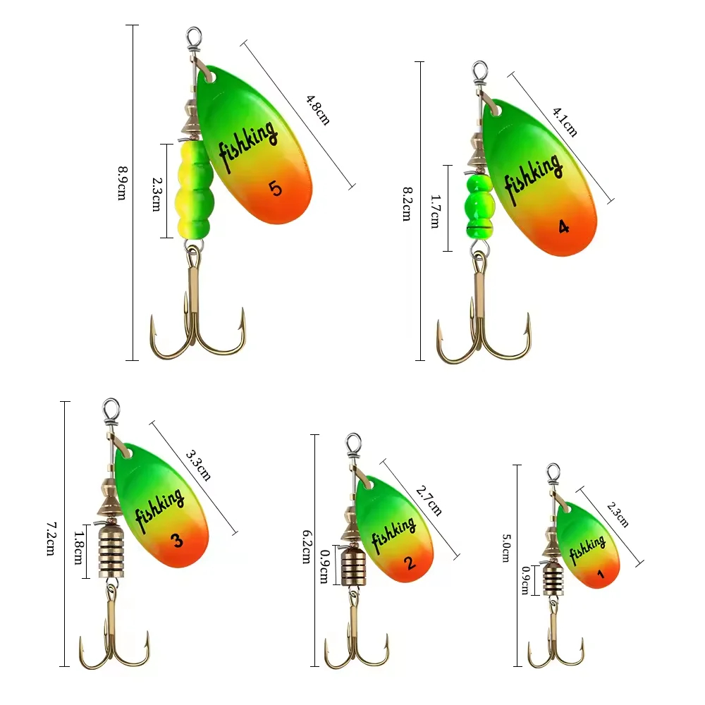 Metalen Lepel Spinner Lokken 3 - Fishing Lure Crankbait recensie en prijs