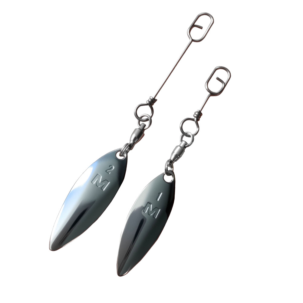 10pcs Willowleaf Blades Spinne - Fishing Lure Blade Bait recensie en prijs