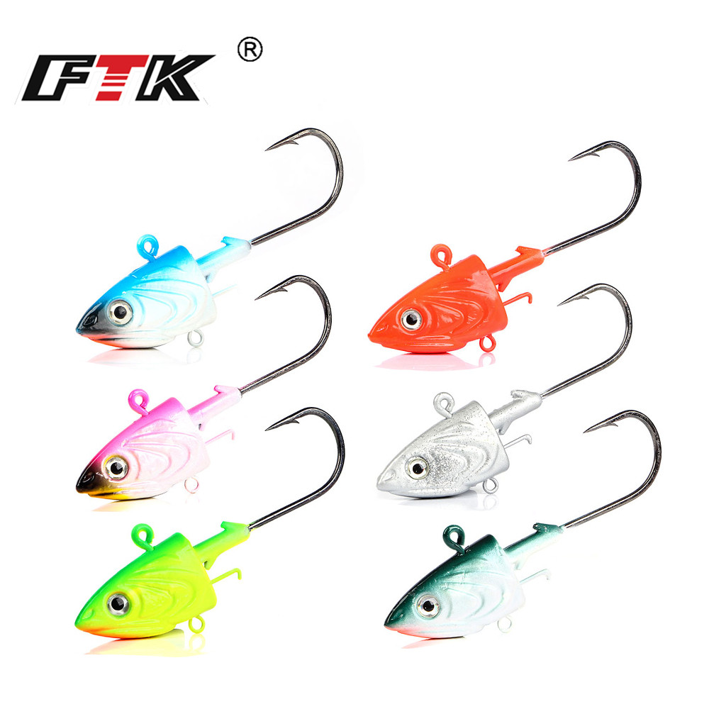FTK 2PCS Jig Head Vishaak 40g  - Fishing Lure Soft Plastic recensie en prijs