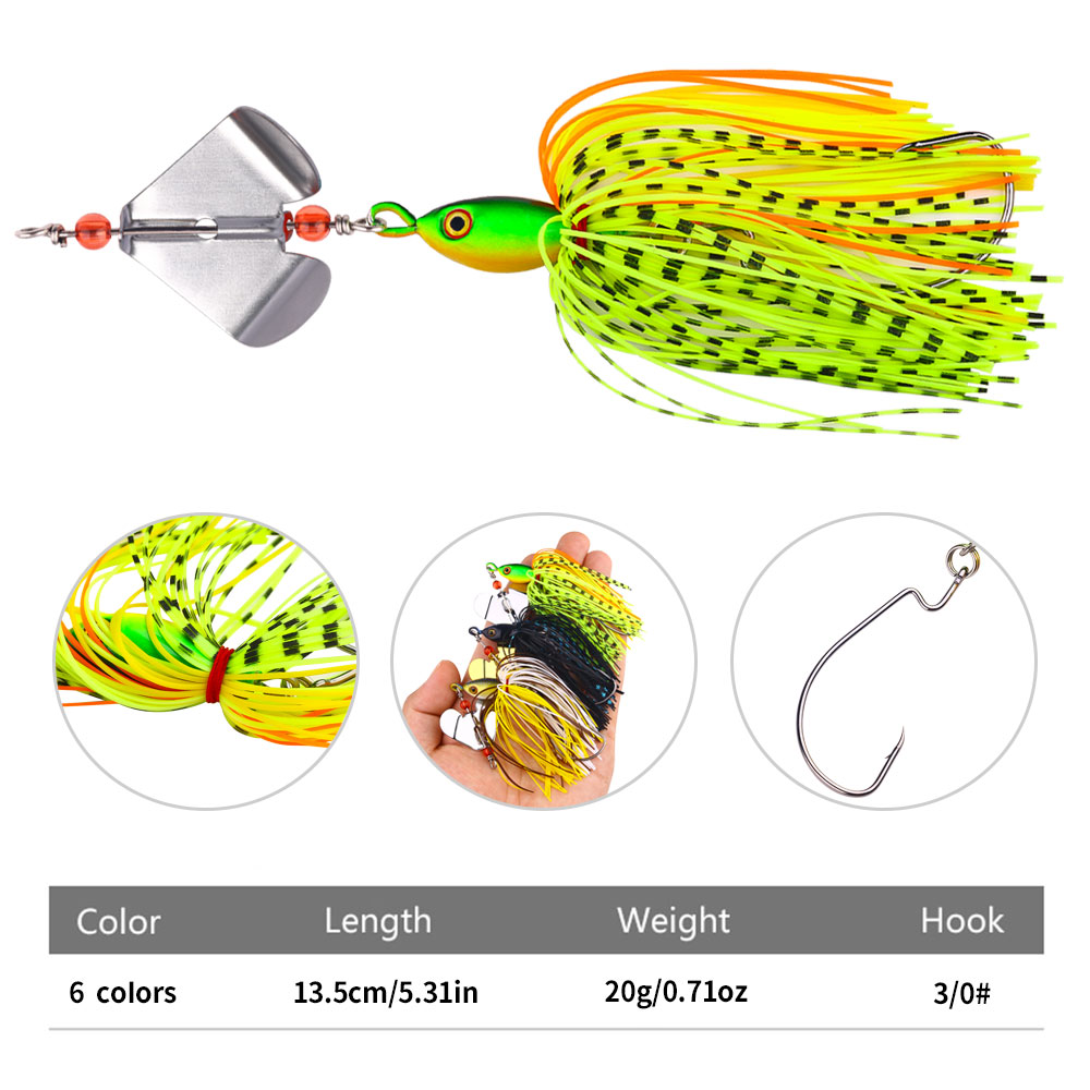 1 stuk 13,5cm 20g Vislokmiddel - Fishing Lure Blade Bait recensie en prijs